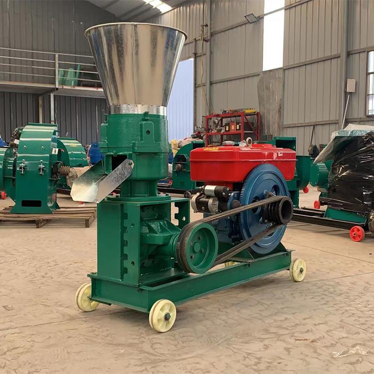 15马力柴油鸡鸭鹅饲料颗粒机兔子鱼虾饲料机玉米豆粕制粒机