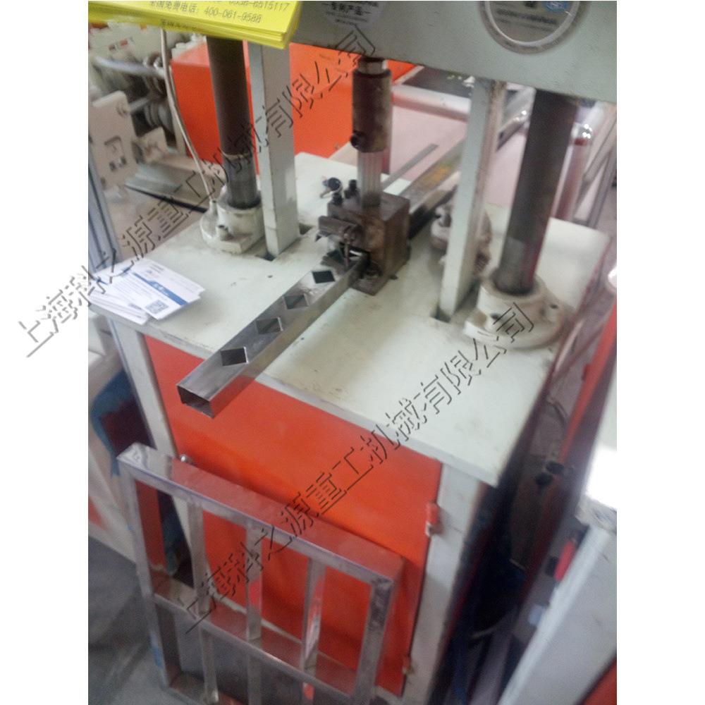 不锈钢管材打孔机小型铁艺圆管冲弧设备全自动液压护栏冲弧机