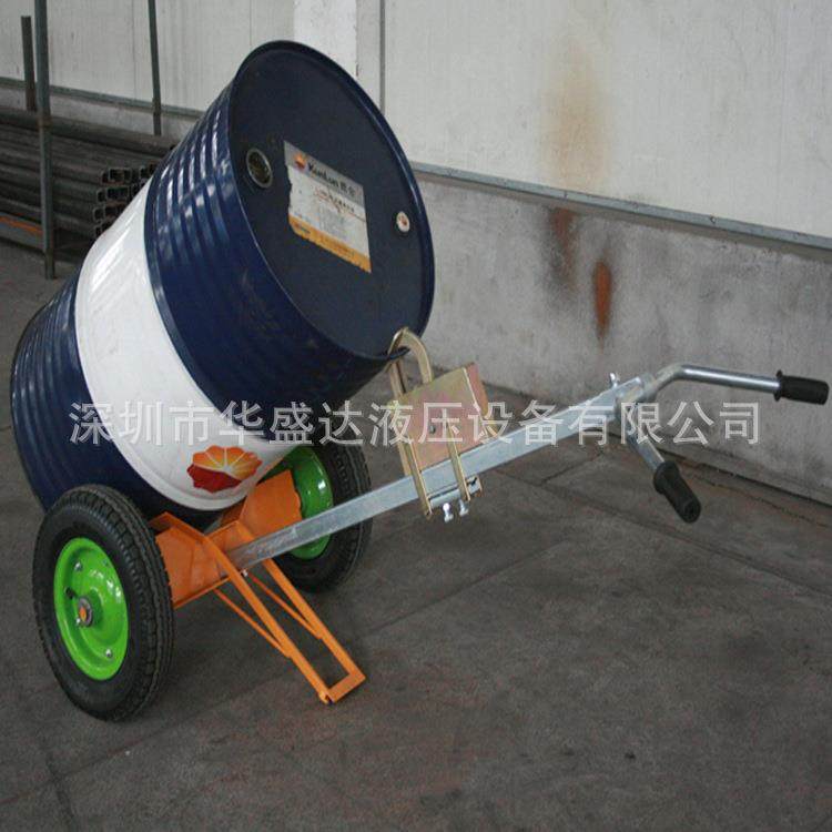 油桶搬运车450kg咬嘴油桶车手拉油桶车油桶手推车
