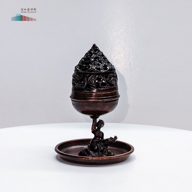 骑兽人博山炉文物文创香薰摆件图片