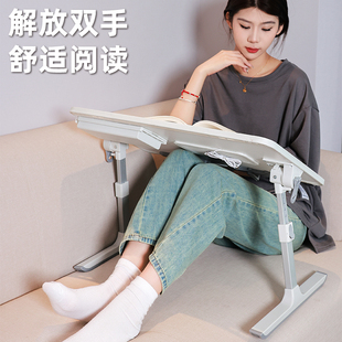 可升降可折叠可调节角度床上小桌子宿舍学习书桌办公家用卧室 新款