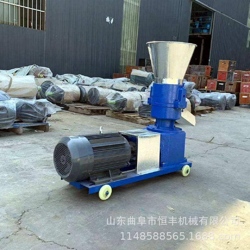 200型牛羊养殖饲料颗粒机花生壳造粒机玉米芯制粒机