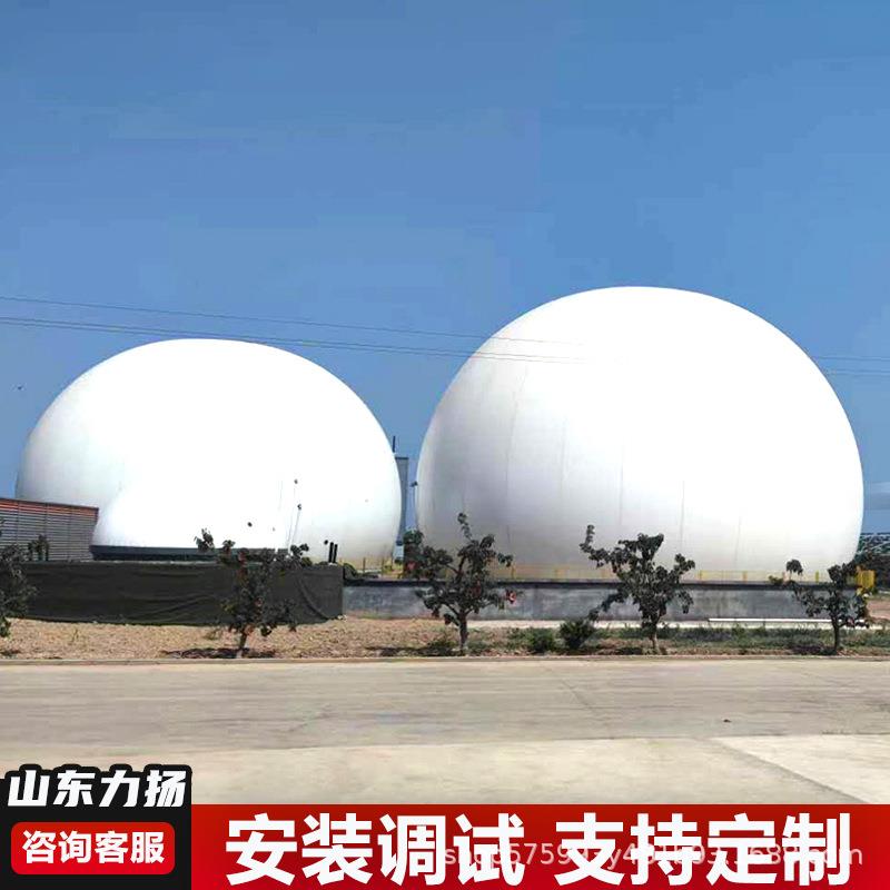 沼气双膜气柜养殖场造纸厂污水处理储气袋软体沼气袋全套设备