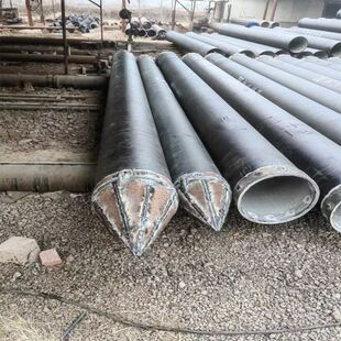 球墨铸铁缠丝井壁管DN500球墨铸铁滤水井管 圆孔滤水深机井无砂管