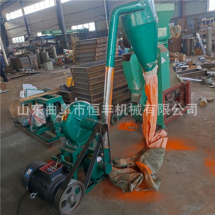 养殖玉米面饲料粉碎打面机豆粕高粱磨面机320齿盘式粉碎机