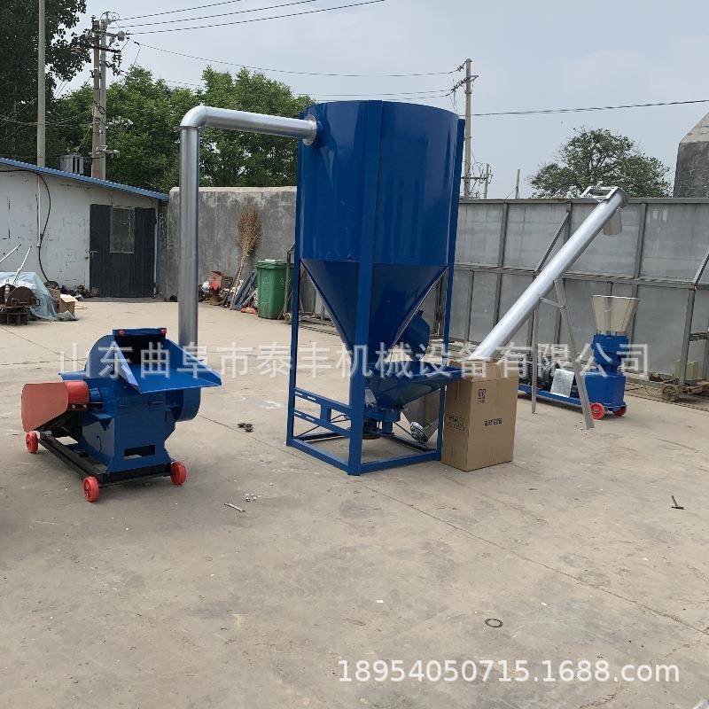 出口养殖饲料机家用型颗粒饲料机养兔子用平模造料机