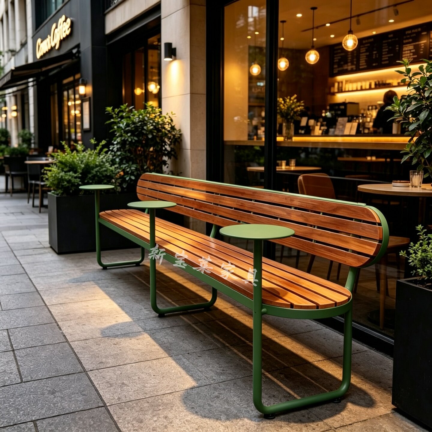 网红景区公园商场餐厅户外桌椅便利店理发店奶茶店咖啡店长椅定制