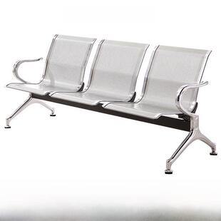 医院候诊椅不锈钢排椅三人或四人候诊区三人连续坐长椅休息椅公共