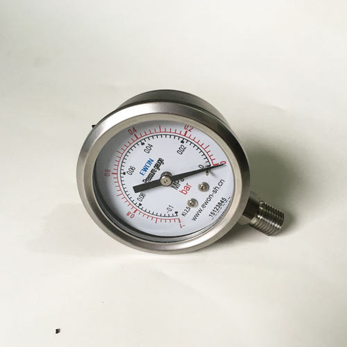 厂家不锈钢真空压力表 -0.1-0MPA\-1-0Bar 负压表 Y-60B/YTF-60H