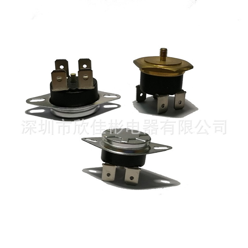 厂家直售温控器KSD302温控开关16A双极温控器20A四脚限温器控温器