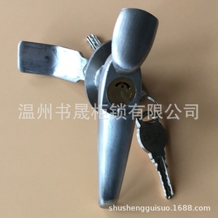 不锈钢月牙锁芯执手锁柜锁 304不锈钢把手锁 MS308 3不锈钢门锁