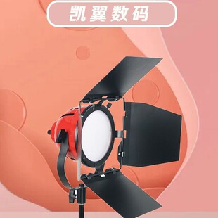 红头灯双色温灯冷色灯神明少女补光灯常亮影子舞灯LED灯冷光灯
