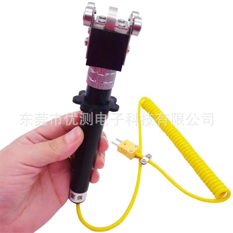 华捷表面热电偶NR-81535B四轮滚动式探头NR81535A温度表探头