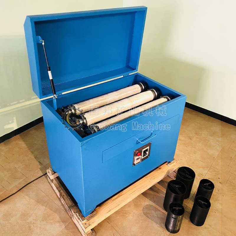 实验室三辊四筒棒磨机小型三辊研磨机XMB-70型干湿两用棒球磨粉机