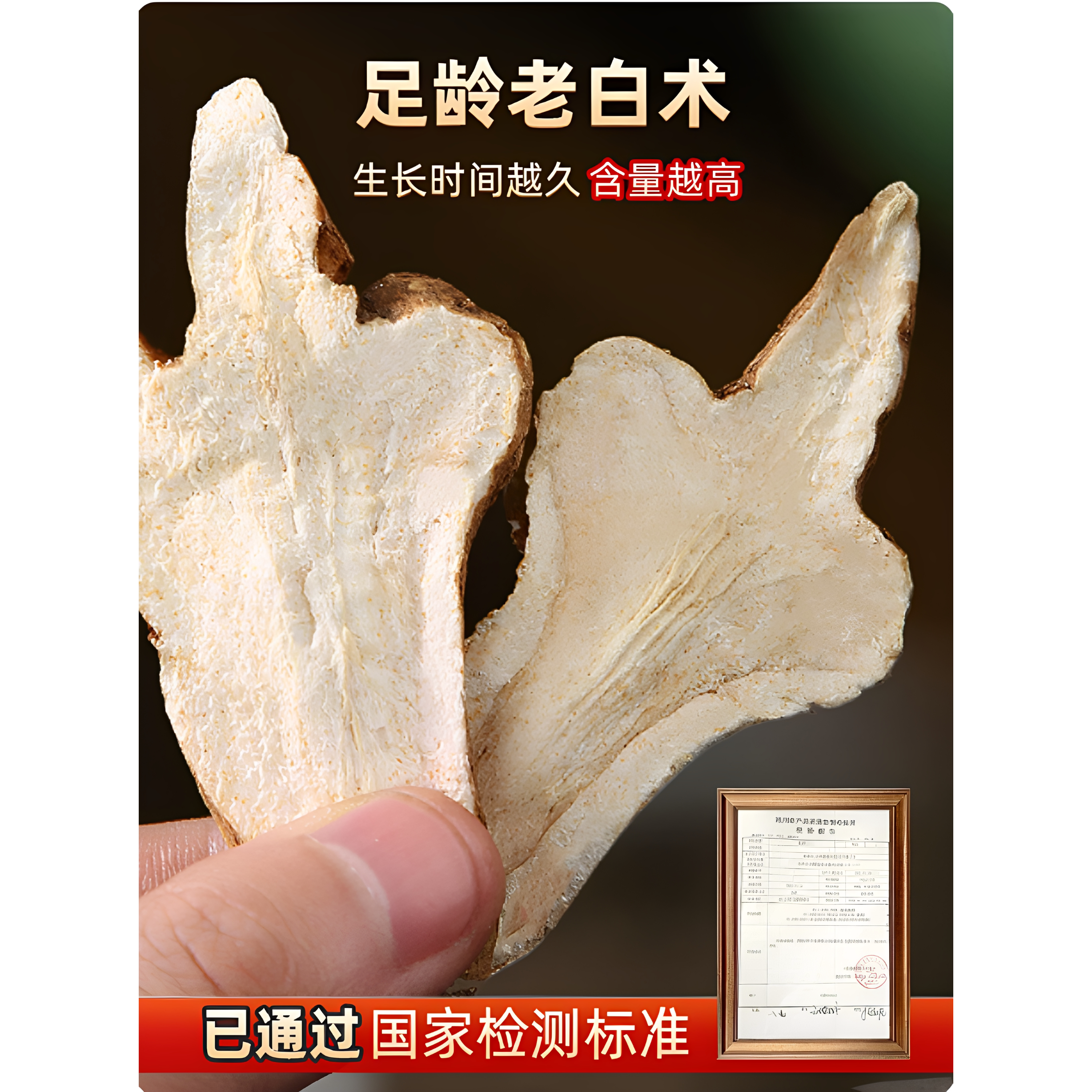 白术中药材500g克正品包邮生白术炒片粉白术白茯苓白芍白芷三白汤