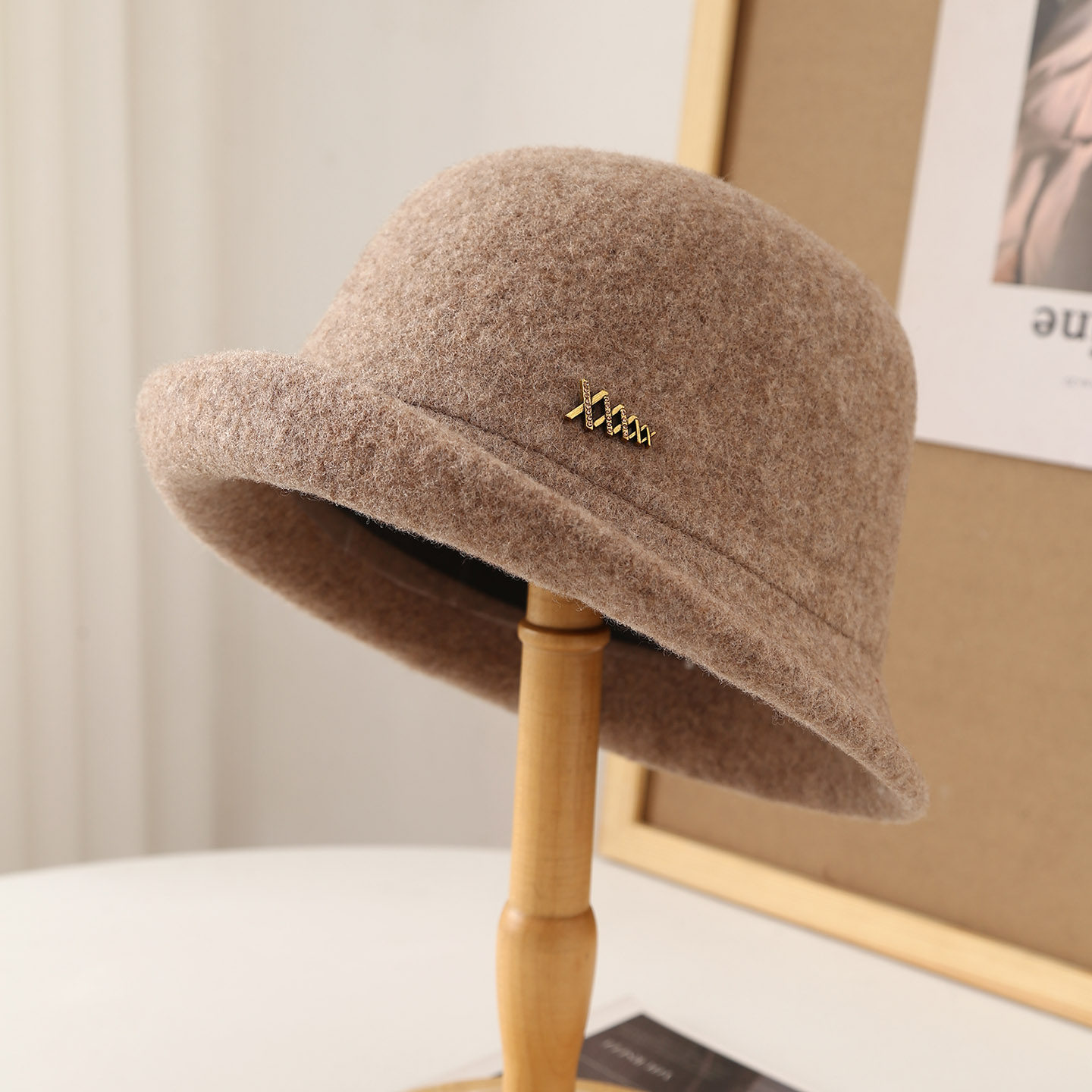 毛呢妈妈帽子女士秋冬季礼帽显气质洋气时尚百搭渔夫帽中老年盆帽,服饰配件/皮带/帽子/围巾,帽子,淘宝优惠券,粉丝福利购,淘宝优惠卷