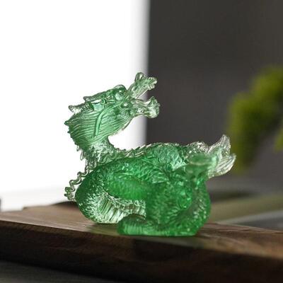 2025新款蛇年吉祥物琉璃青龙白虎朱雀玄武四神兽圣兽瑞兽中式摆件