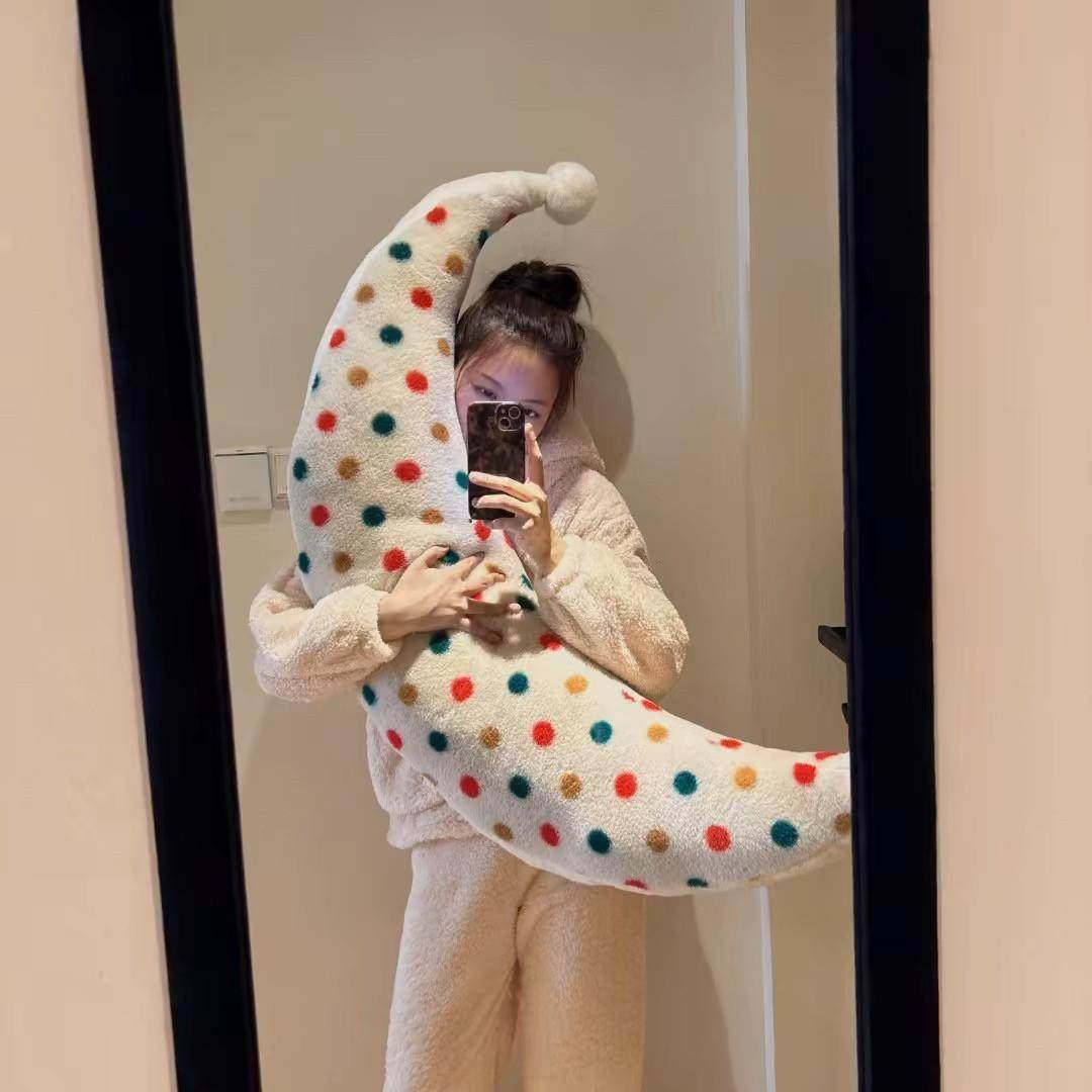 网红ins少女心月亮腰靠枕床上飘窗沙发午睡抱枕卧室床头抱枕礼物,居家布艺,靠垫/抱枕,淘宝优惠券,粉丝福利购,淘宝优惠卷