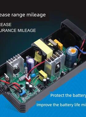 大江电动汽车电池适配器充电器48V32Ah60V52Ah72V58Ah封闭式三轮