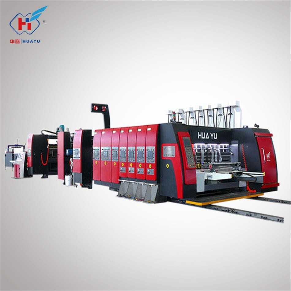 HUAYU High speed printing adhesive box linkage line