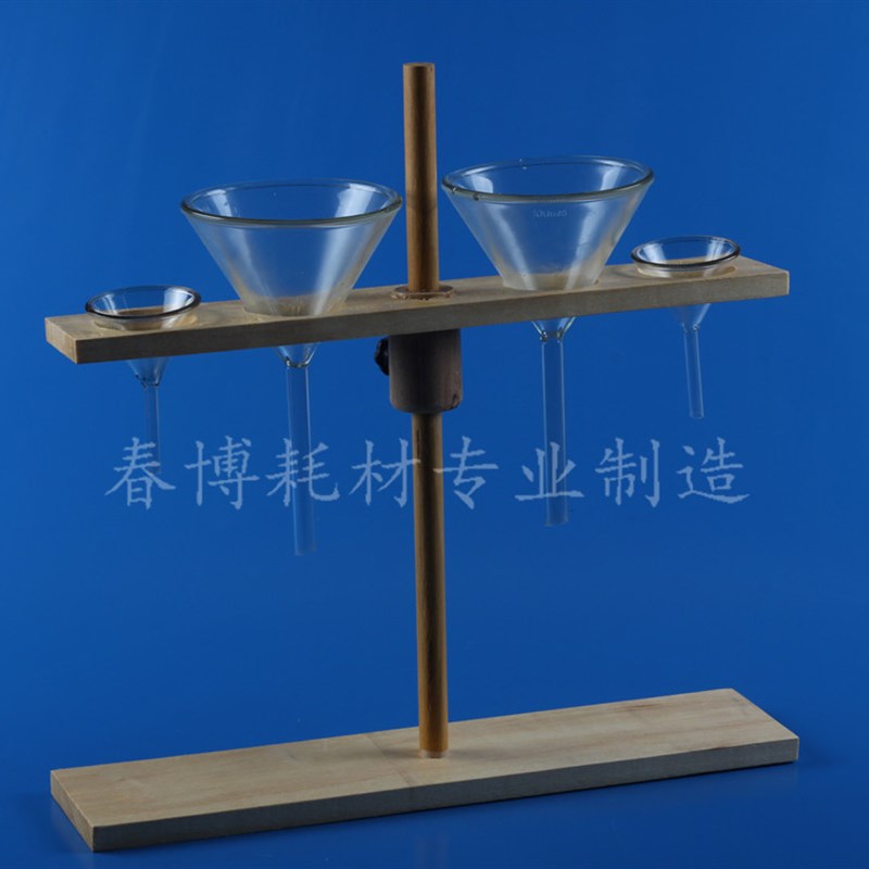 木质漏斗架 2/4/6孔 木质 滴管架漏斗架 木头试管Z架实验仪器图片