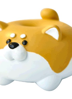 可爱柴犬b柯基小狗日系治愈小摆件办公室桌面工位装饰礼品电脑趴