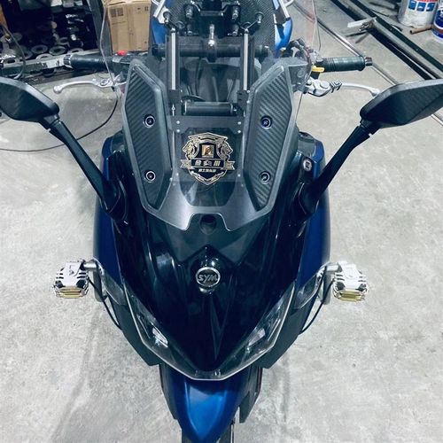 适用于sym三阳tll500tl508摩托车保险杠护杠射灯位无损改装专用