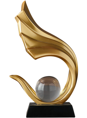 轻奢酒柜摆件高级感锦绣前程客厅电视H柜家居装饰品办公室风生水