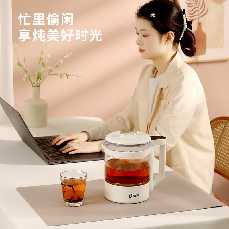 俏小甲电热水壶家用玻璃开暖水瓶D泡茶壶调奶器恒温烧水壶大容量