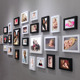 饰框 卧室婚纱相片墙挂墙T画框洗照片装 客厅照片墙 26个相框组合