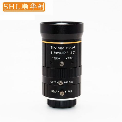 顺华利 高清监控镜头工业镜头 手动光圈 变焦镜头 FC接口 8-50mm