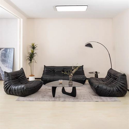 毛毛虫沙发TOGO阳台休闲单人椅现代客厅可躺可睡奶U油躺卧懒人沙