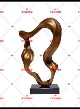 定制不锈钢玻璃钢抽象异形雕塑大型园林J广场金属景观造型艺术摆