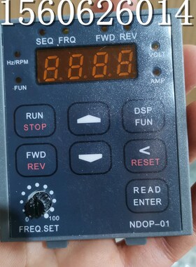 全新台安变频器N2系列小面板 NDOP-01 数字显示调速操Z作面板现货