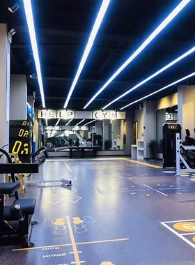 展厅方通无缝拼接jled长条灯 办公室商场办公灯工作室健身房线条