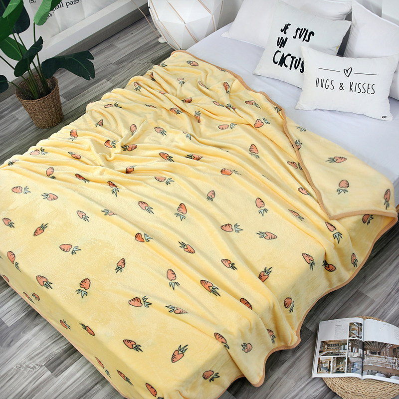 开业促销赠品法兰绒毯礼盒装法莱绒毯E子公司活动礼品毛毯定制log