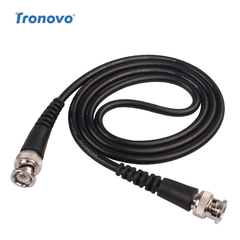 埃用示波器信号发生器毫伏r表测试线50欧BNC转鄂鱼夹子BNC转双夹