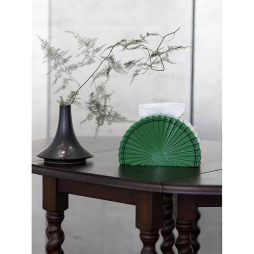 NALU那路纸巾盒新中式摆件高级创意设计扇子轻奢高档客厅茶几礼物