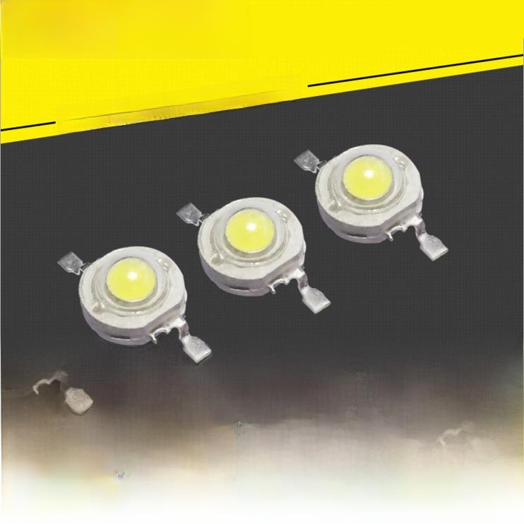 台湾LED灯珠1W3W5W大功率单灯贴片超高亮度手电筒射灯发光二极管