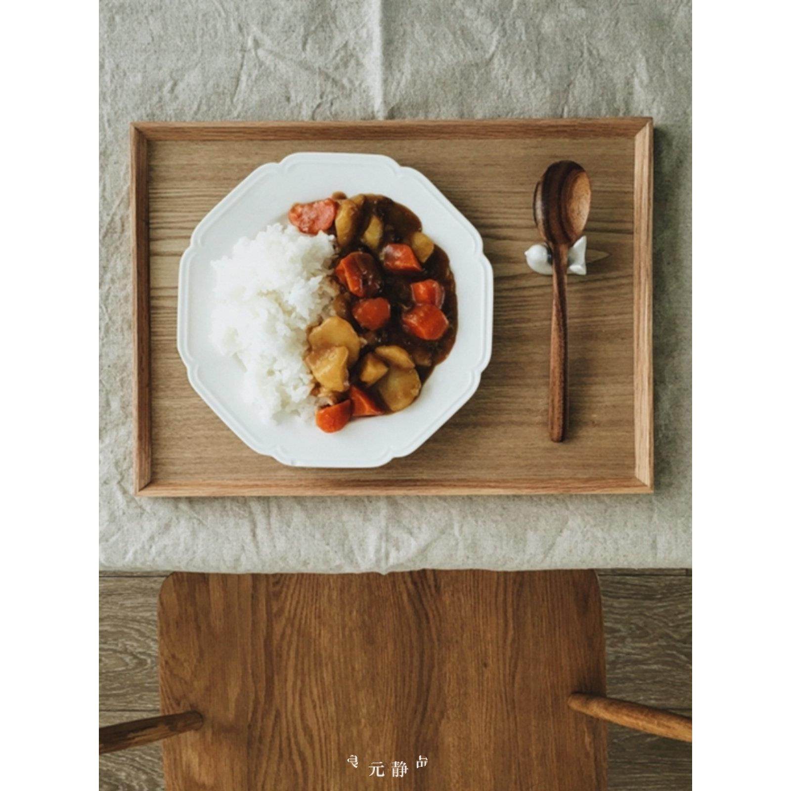 良元静品 日式长方形木质点心下午茶盘 北欧风咖啡一人食早餐托盘,餐饮具,盘,淘宝优惠券,粉丝福利购,淘宝优惠卷