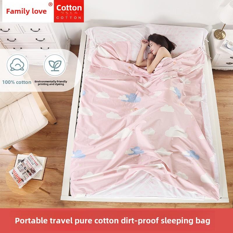 棉衬垫室内双单酒店旅游酒店防脏床单防脏睡袋旅游户外便携