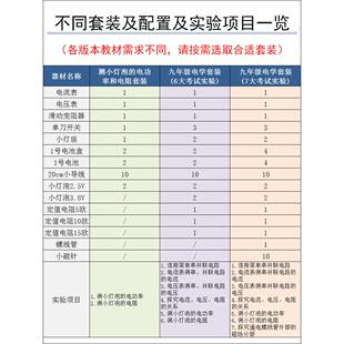伏安法测小灯泡的电功率和电阻套装初中初三九年级电学实验电流电