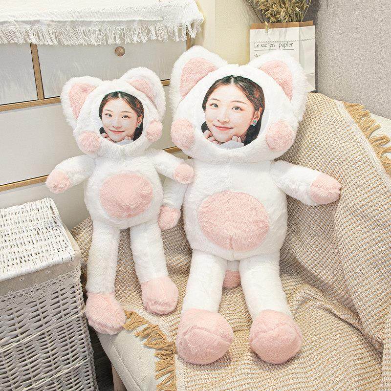 人形玩偶抱枕diy定制可印人脸人像照片送男友女朋友生日公仔娃娃,居家布艺,靠垫/抱枕,淘宝优惠券,粉丝福利购,淘宝优惠卷