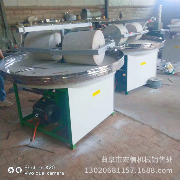 干果壳石碾磨粉机 多型号青石电动石碾 玉米谷物去皮石碾碾米机