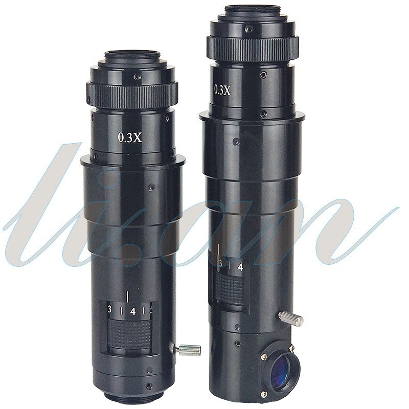 LED封装固晶焊线机镜头0.8X-5X连续变倍带同轴光镜头,视觉定位