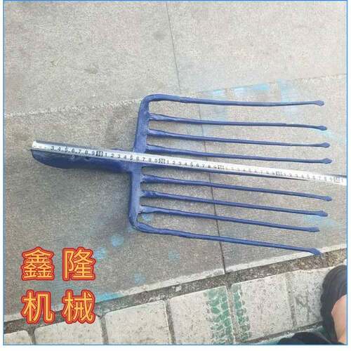 铁路用九齿叉锻造九股钢叉批量供货