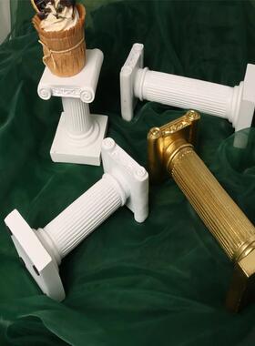 甜品台桌布蛋糕拍照道具背景布美甲烘焙道具墨绿色桌布白色欧根纱