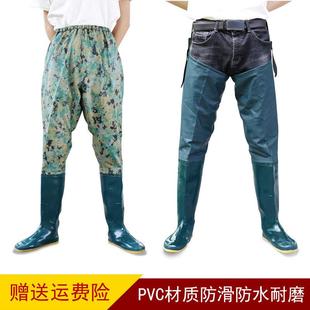 长筒插秧雨鞋 防水软底男过膝高筒雨靴半身钓鱼水田鞋 靴齐腰雨裤