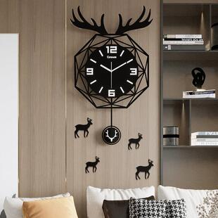 石英钟表挂表家用 简约时钟挂墙挂式 网红钟表挂钟客厅2023新款 时尚