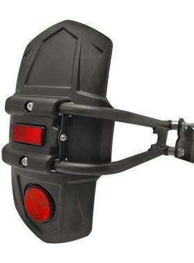 小迅龙150S机车专用后护杠 红杠黑色胶头保险杠改装件